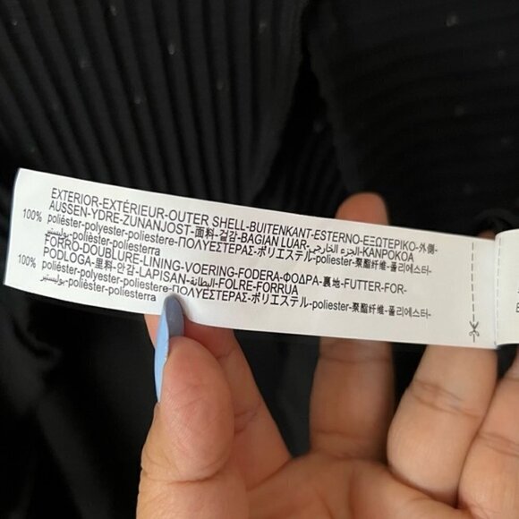 Zara, Ladies Velvet Dotted Mesh Dress - Black. Size: M. NWT. - Picture 9 of 16